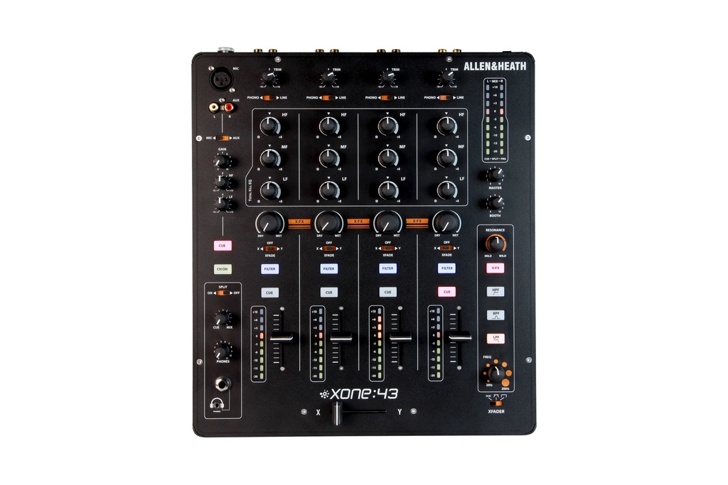 Allen & Heath XONE43 DJ-Mixer Black