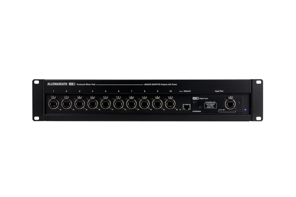 Allen & Heath ME-U 10 port PoE Hub