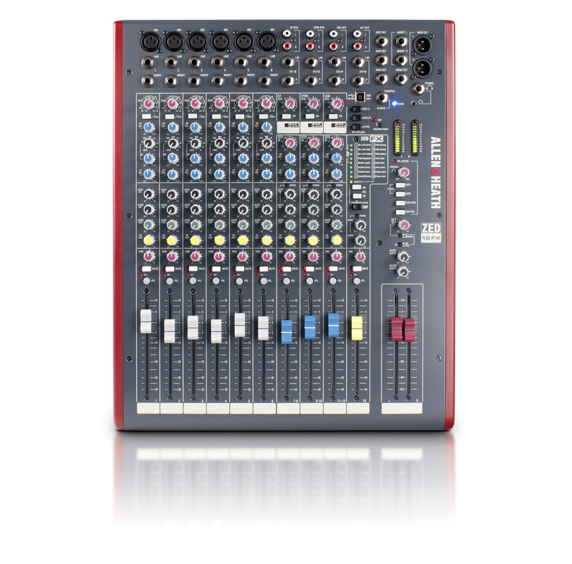 Allen & Heath ZED12FX Mixing Console 6m/3st