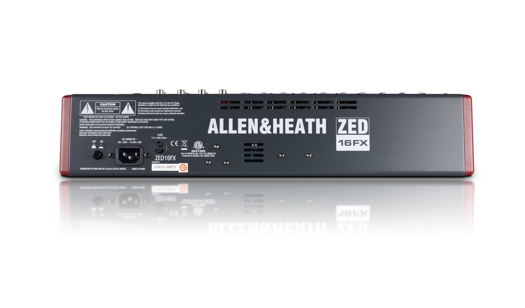 Allen & Heath ZED16FX Mixing Console 10m/3st