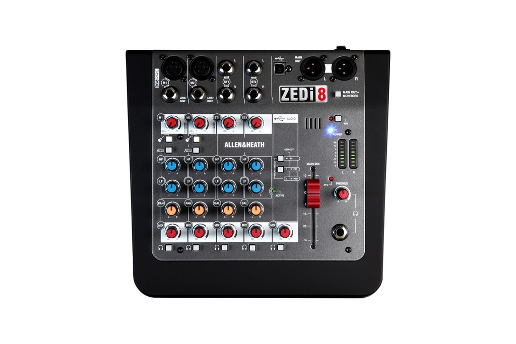 Allen & Heath ZEDi8 8-Channel Live+USB Rec Mixer