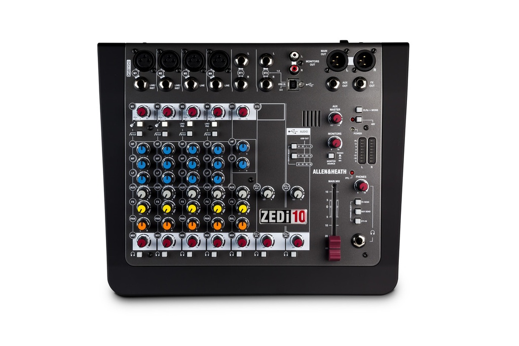 Allen & Heath ZEDi10 10-Channel Live+USB Rec Mixer