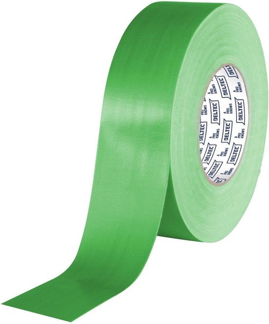 DELTEC Tape groen 50mm 50 mtr p/rol