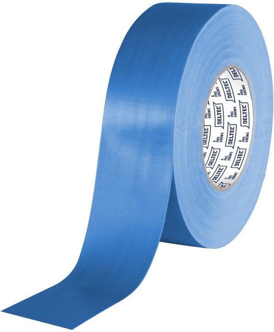 DELTEC Tape blauw 50mm 50 mtr p/rol