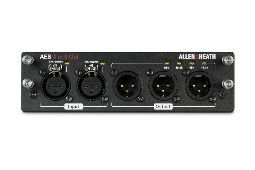 Allen & Heath AES3 Card 4in/6out for dLive/Avantis