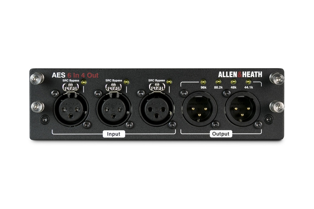 Allen & Heath AES3 Card 6in/4out for dLive/Avantis