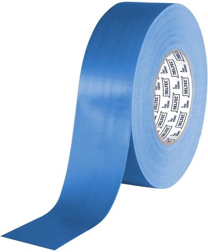 [TAPEBLAUW50WT50] DELTEC Tape blauw 50mm 50 mtr p/rol