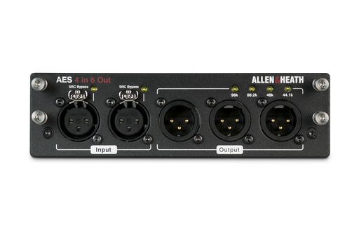 [AHMDLAES4I6OA] Allen & Heath AES3 Card 4in/6out for dLive/Avantis